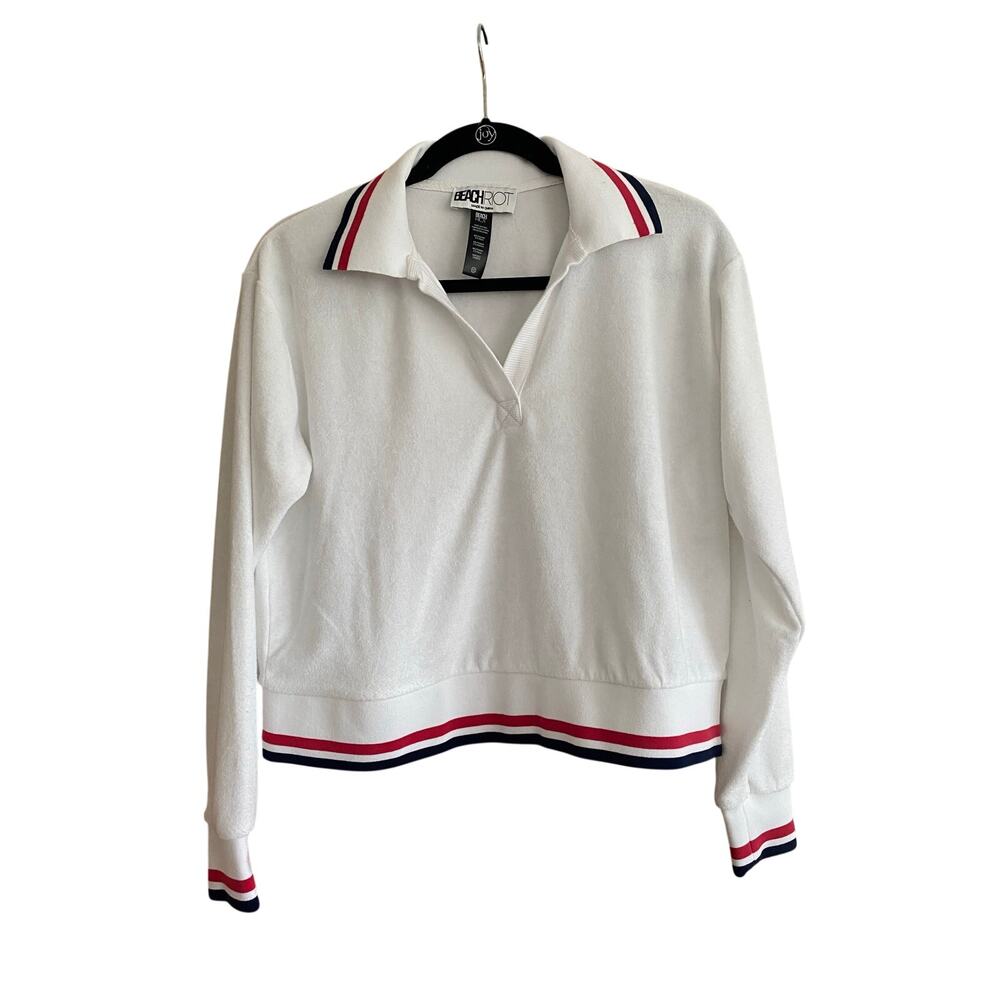 Beach Riot Martina Polo Americana Pullover Size XS
